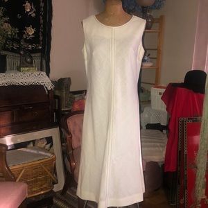 Vintage 1960’s - Mr. Jack - sleeveless dress, cream color, classic style…